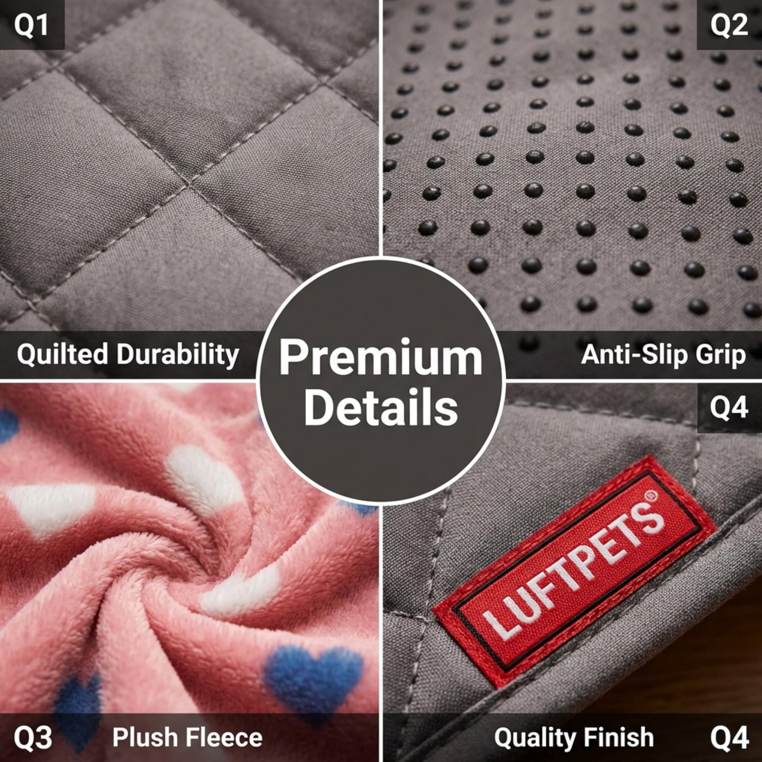 LUFTPETS couvertures lapin doux, surface confortable et polyvalente