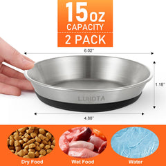 Bols LUHOTA en acier 304, durable et hygiénique