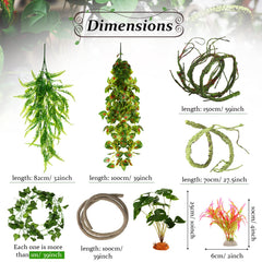 LuinaBio : ventouses terrarium pour fixation facile et rapide des décorations