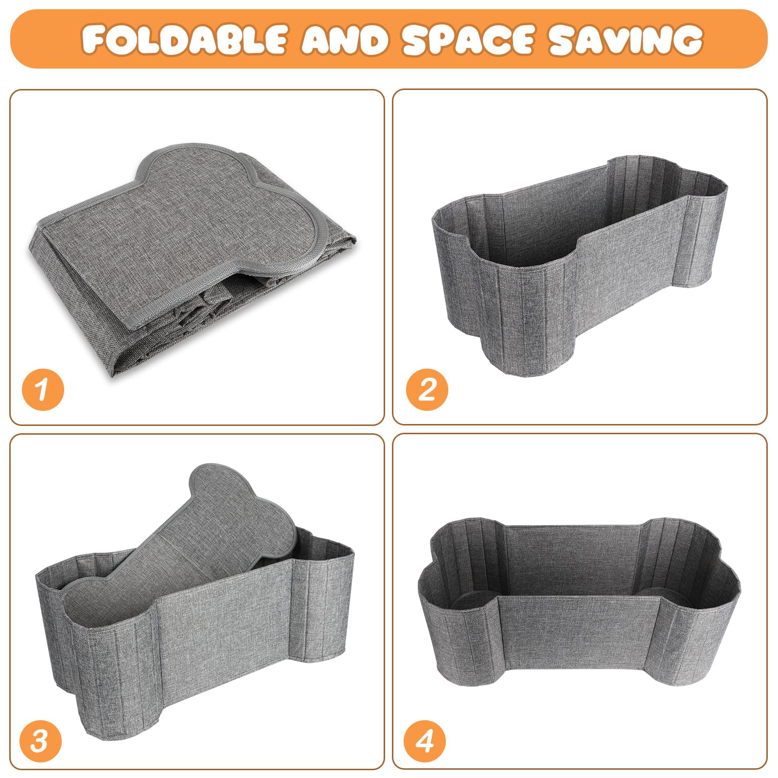 Rangement polyvalent pour jouets, vêtements et couvertures pour animaux.