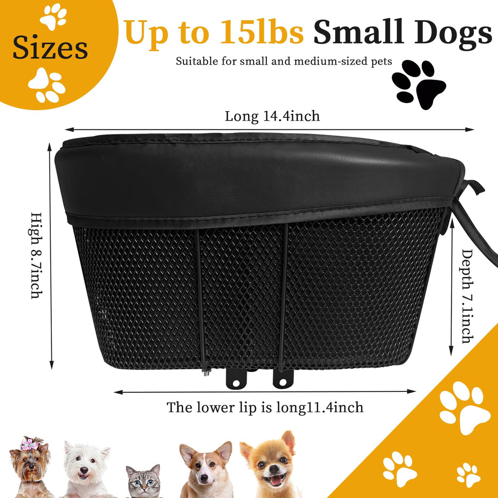 Panier LUKHMELF pour chien avec sangle de sécurité évitant les sauts.