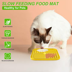 Tapis de léchage LUKITO silicone alimentaire sûr et durable.