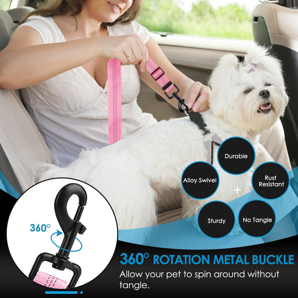 Lukovee bungee elastique réfléchissant rose, absorption des mouvements en voiture