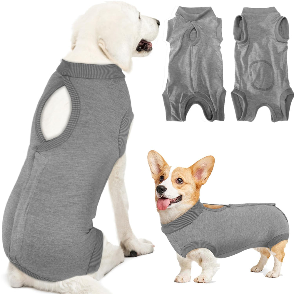 Lukovee combinaison re9tablissement chien ensemble, maintien sûr et confort.