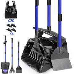 Lukovee ensemble ramasse crotte chien : kit pratique pour ramasser rapidement sans effort
