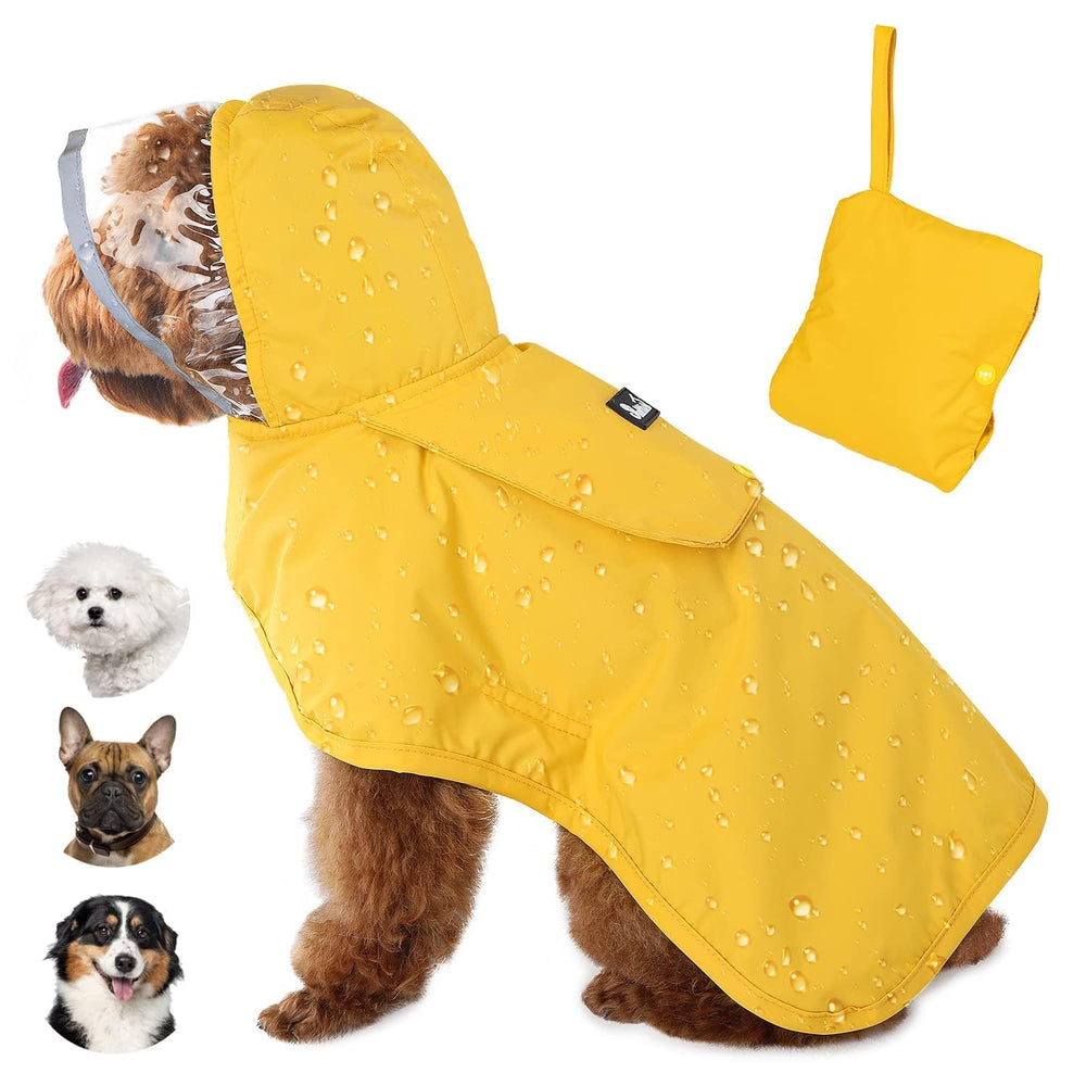 Lukovee veste-pluie imperméable pour chien garde votre compagnon au sec