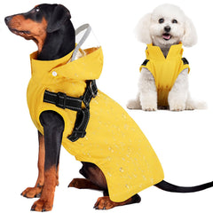 Manteau Lukovee pour chien, imperméable, protège contre la pluie lors des sorties.