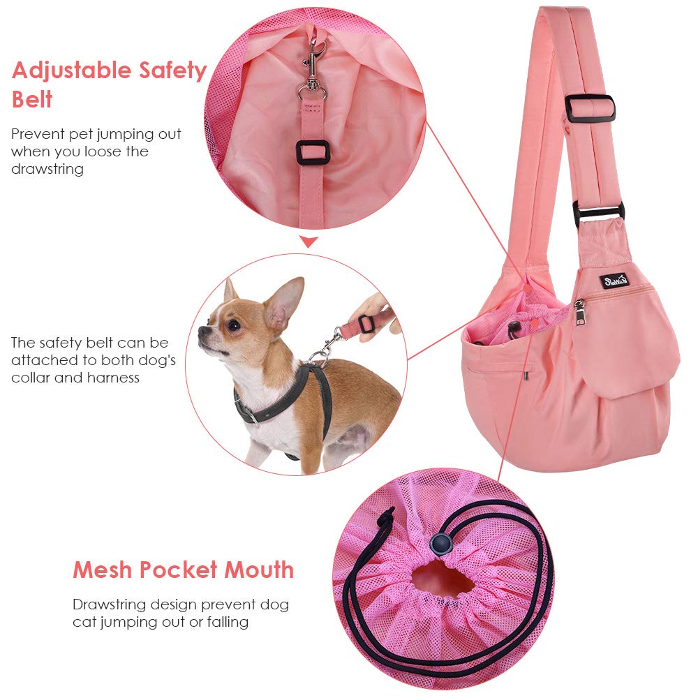 Ouverture maillage avec cordon Lukovee pour sécuriser votre animal lors des déplacements.