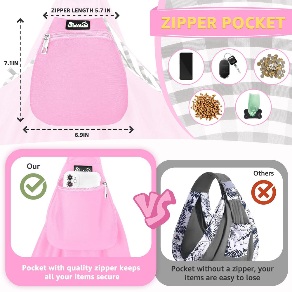 Lukovee sac-portage animal avec poche frontale pratique.