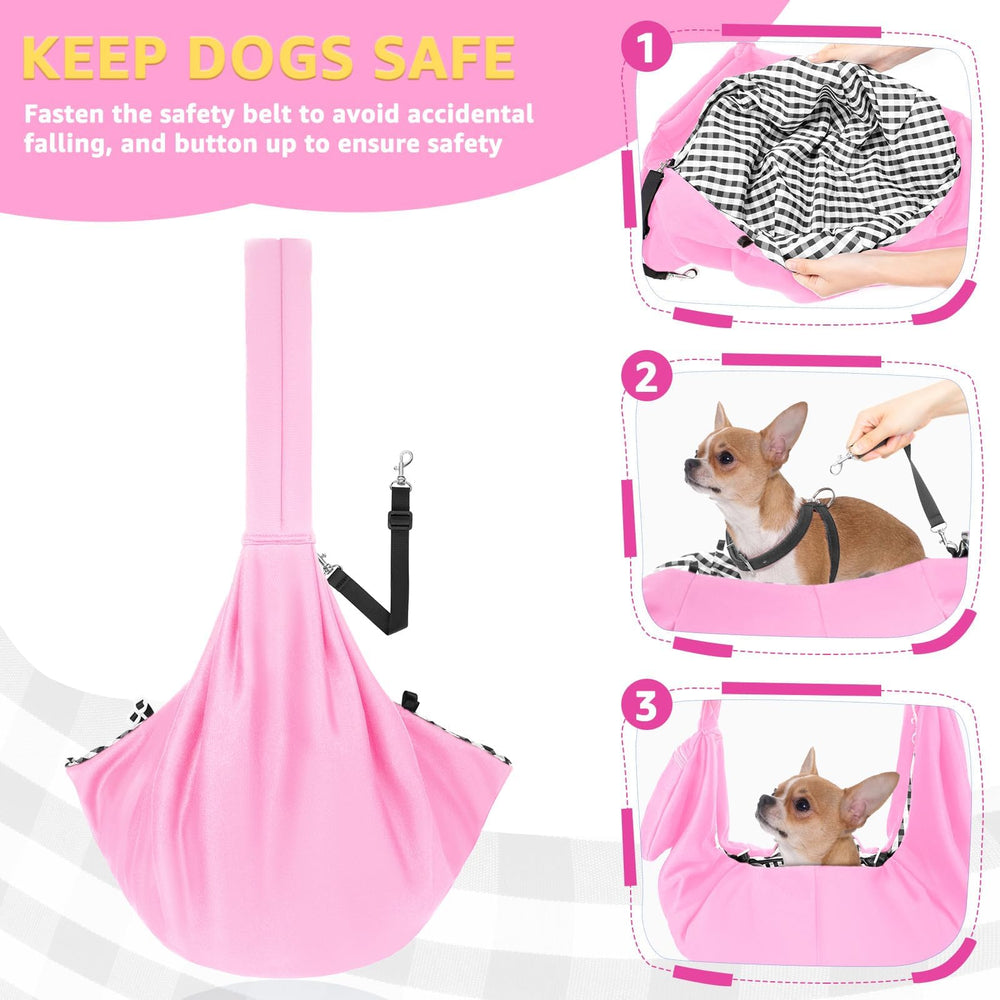 Lukovee sac-portage animal avec sangle réglable pour ajustement.