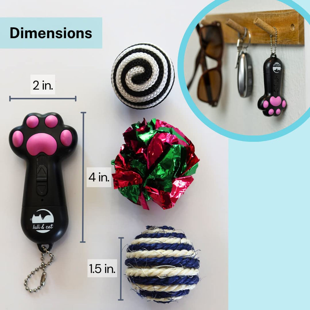 Emballage cadeau Luli & Cat prêt à offrir pour les amoureux des chats.