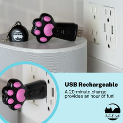 Pointe interactive multi-fonctions Luli & Cat pour varier les jeux du chat.