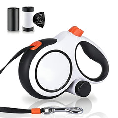 La LULUPET laisse rétractable avec distributeur et sacs, liberté pratique et propreté sur les promenades