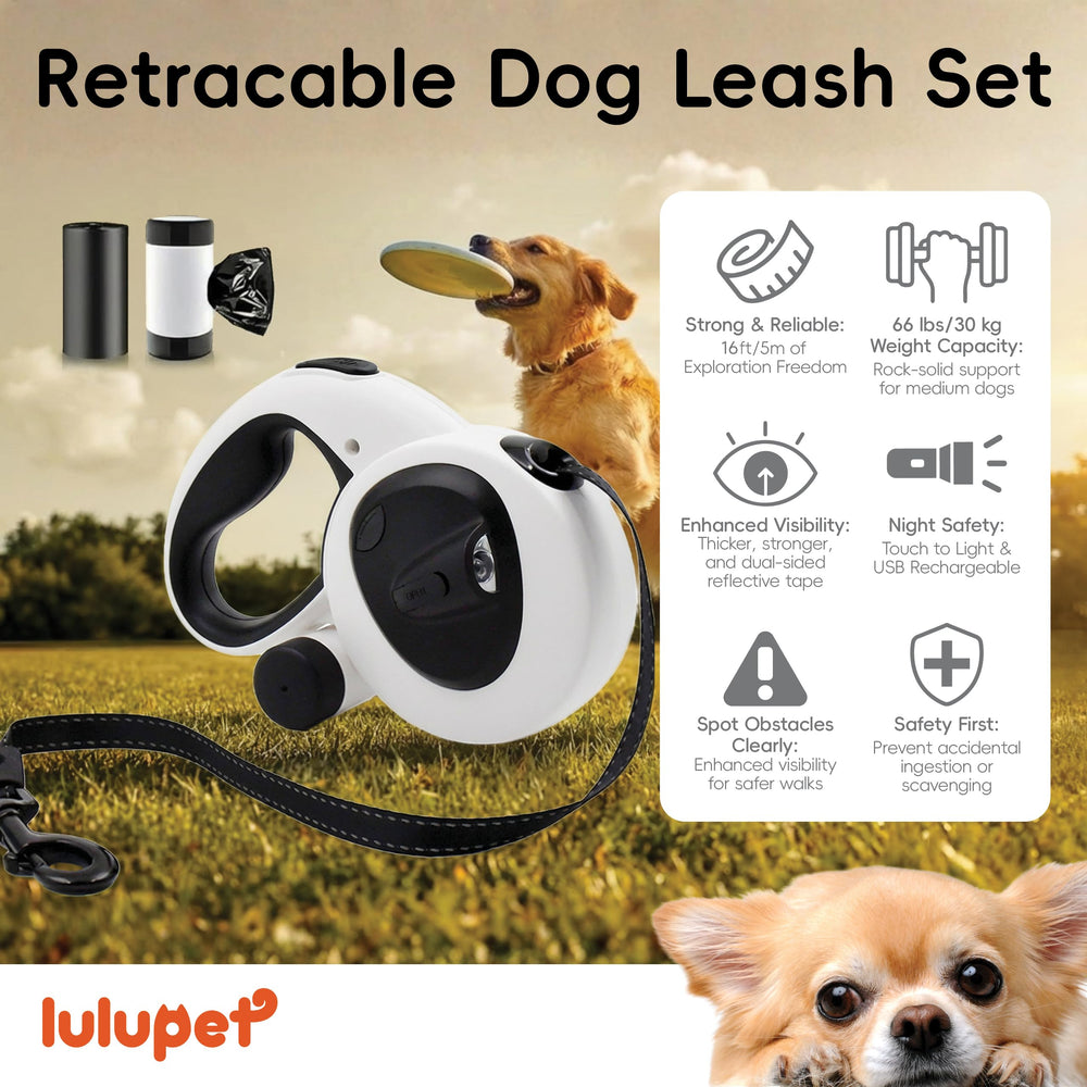 LULUPET système 360 degrés sans enchevetrements pour chaque mouvement.