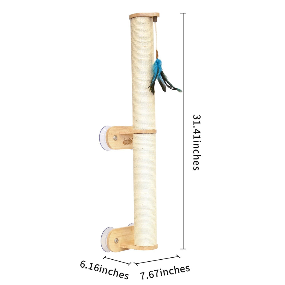 Griffoir Lulu's World, surface en sisal résistante pour griffades quotidiennes.