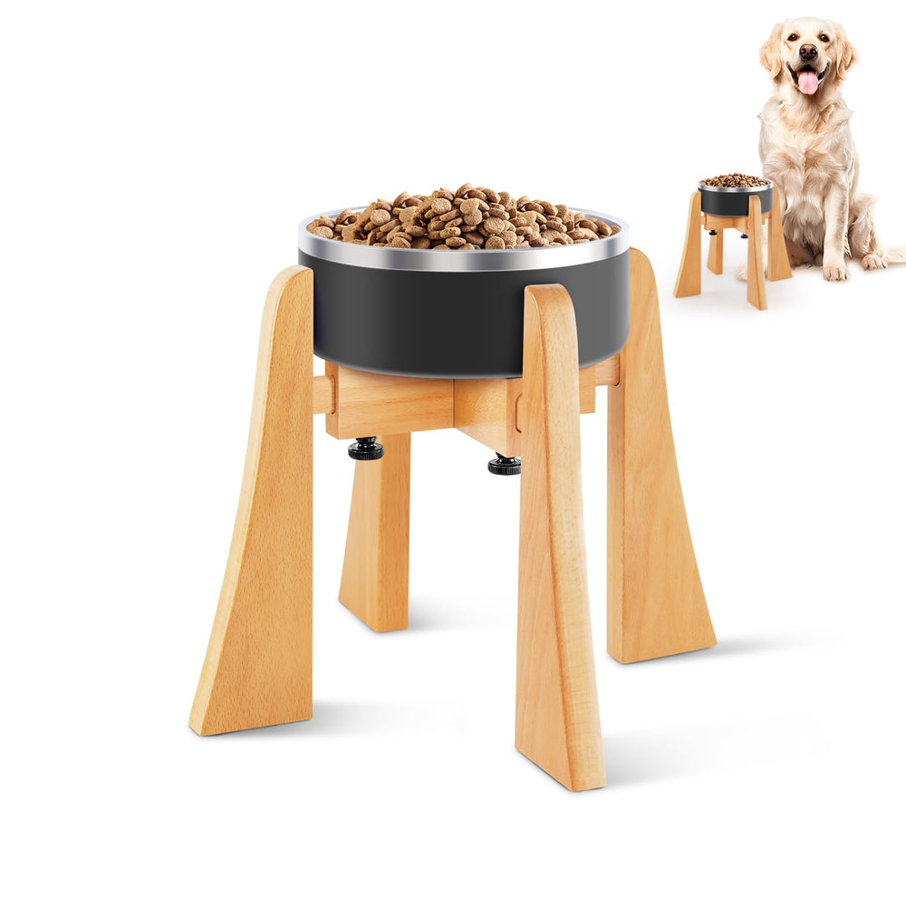 LuLuwood bol élevé à 10 pouces pour repas plus confortables.