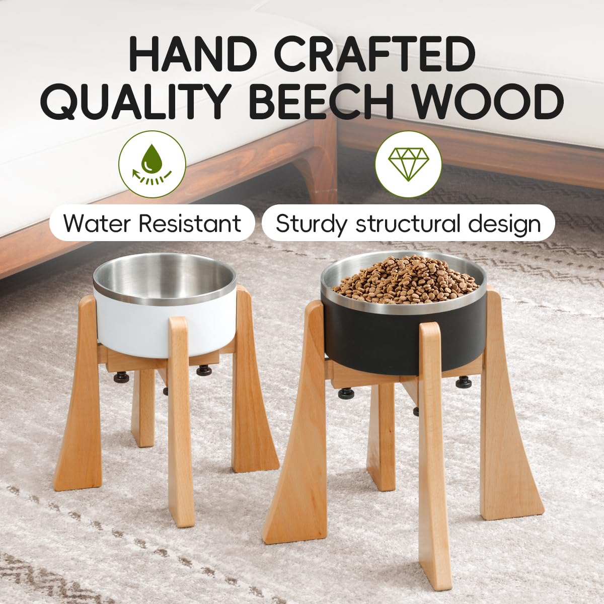 LuLuwood assemblage sans outils, installation rapide et simple.