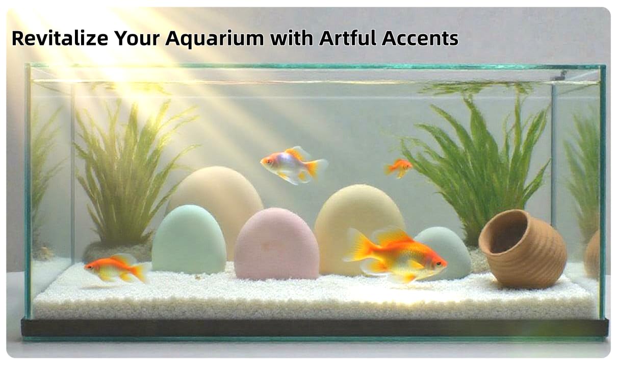 Abri-poissons LummiPlay, dômes pastel offre refuge naturel.