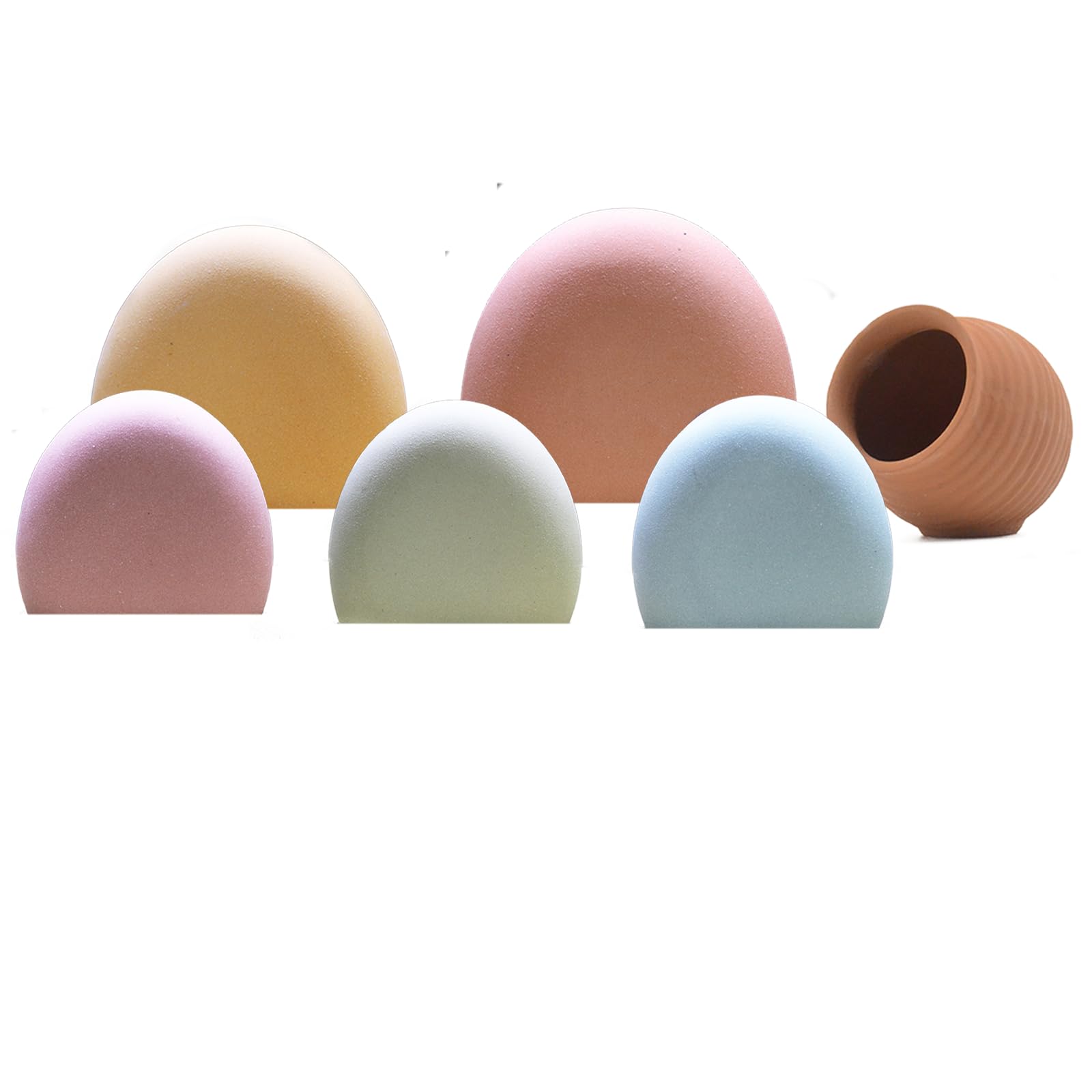 Déco dôme pastel LummiPlay en rose, abri sûr pour poissons.