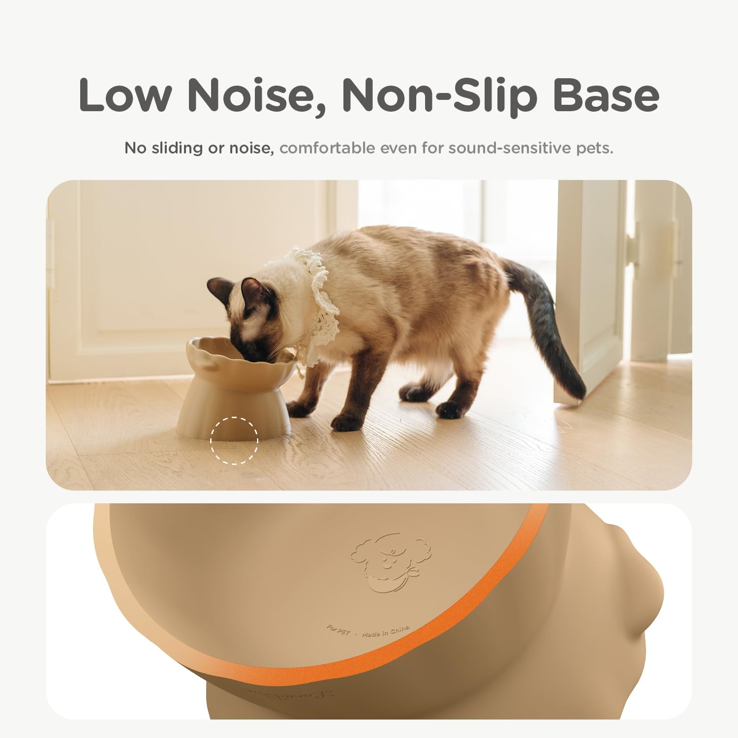 Bol Lunabear compatible lave-vaisselle et micro-ondes pour entretien facile.