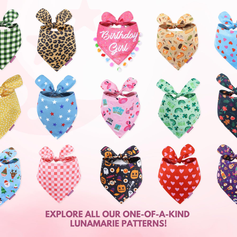 Bandana LunaMarie coloris vifs, accessoire tendance