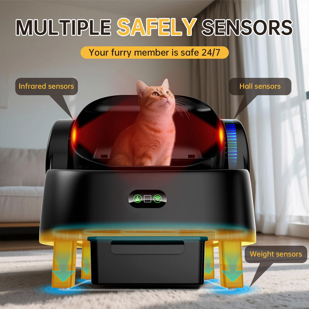 LUODIER capacite 10 L, ideal pour chats actifs.