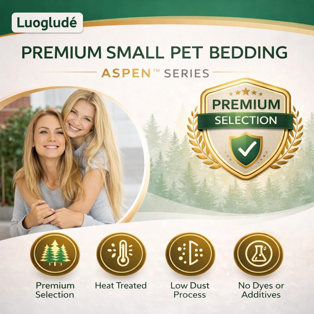 Litière Luoglude absorption élevée maintient l habitat sec plus longtemps.