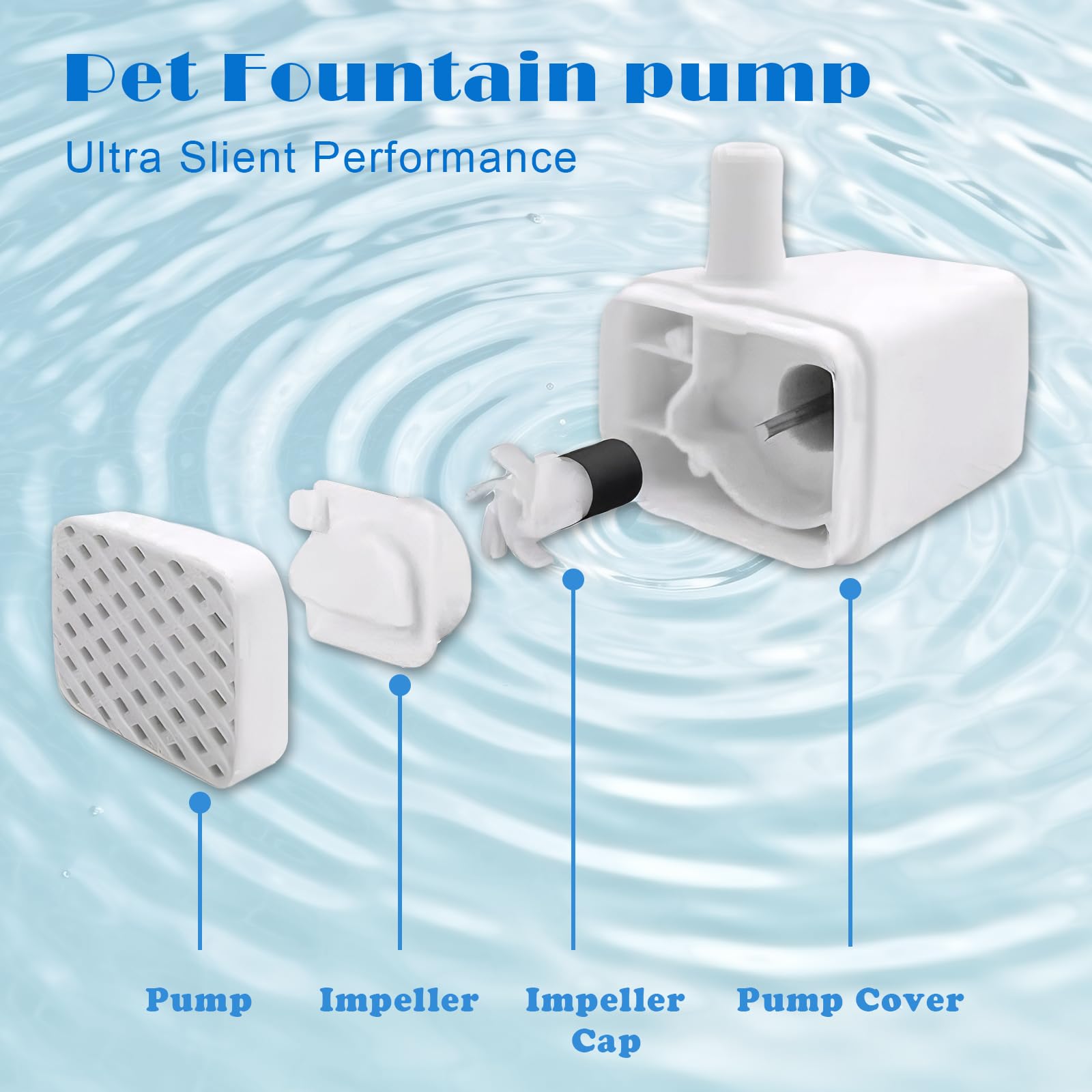 Pompe Luti compatible WF020/WF050, installation facile et intégration sans effort.