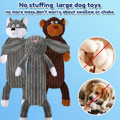 Jouet Luudoogs avec cri et crinkle, stimulant l’attention et l’activité du chien.