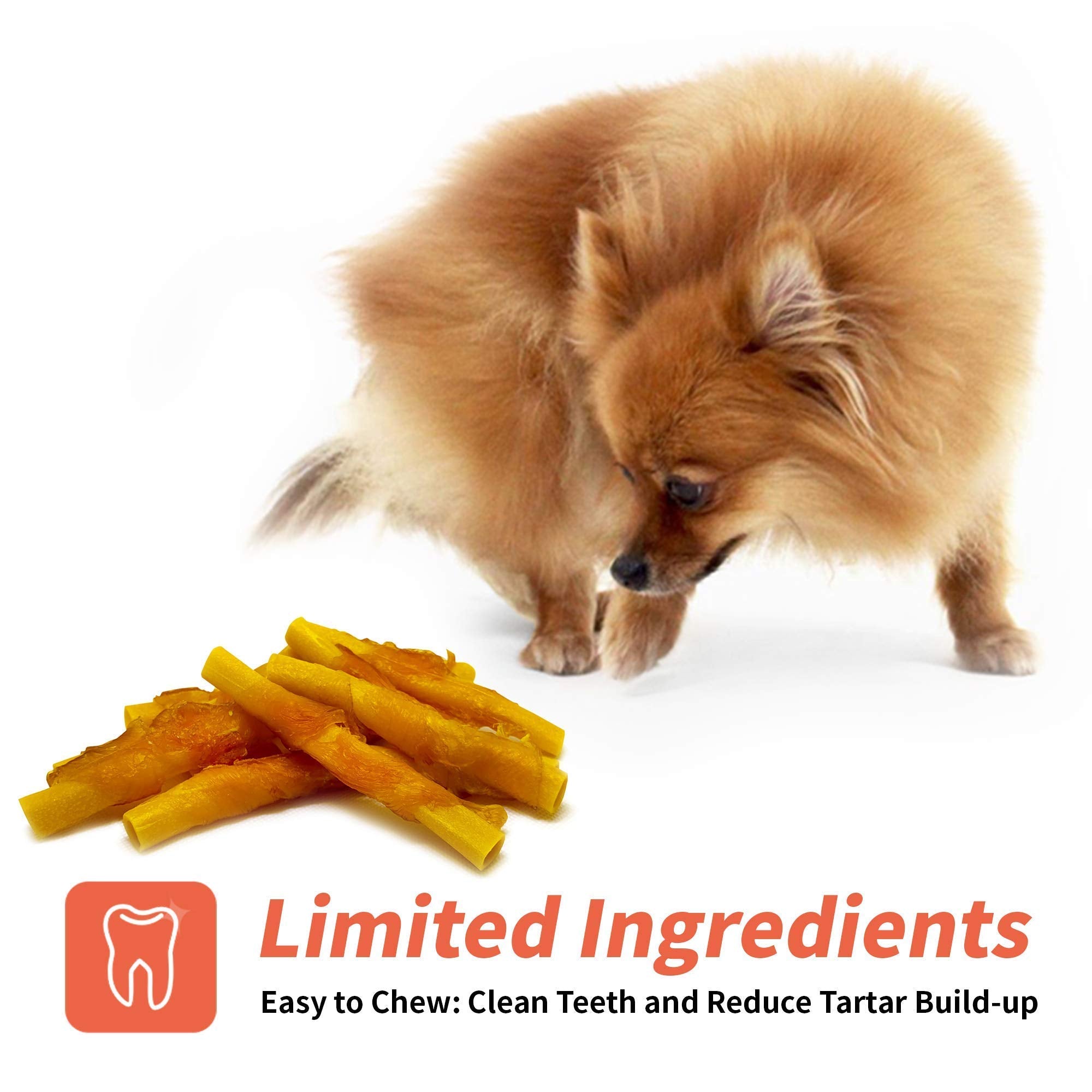 LuvChew batonnets-poulet-sans-rawhide, friandise sûre et naturelle.