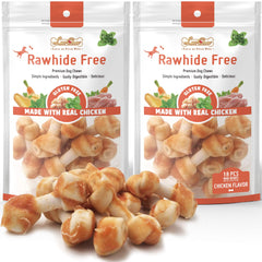 LuvChew Os mini-chien emballage : friandise pratique et savoureuse pour petites races.