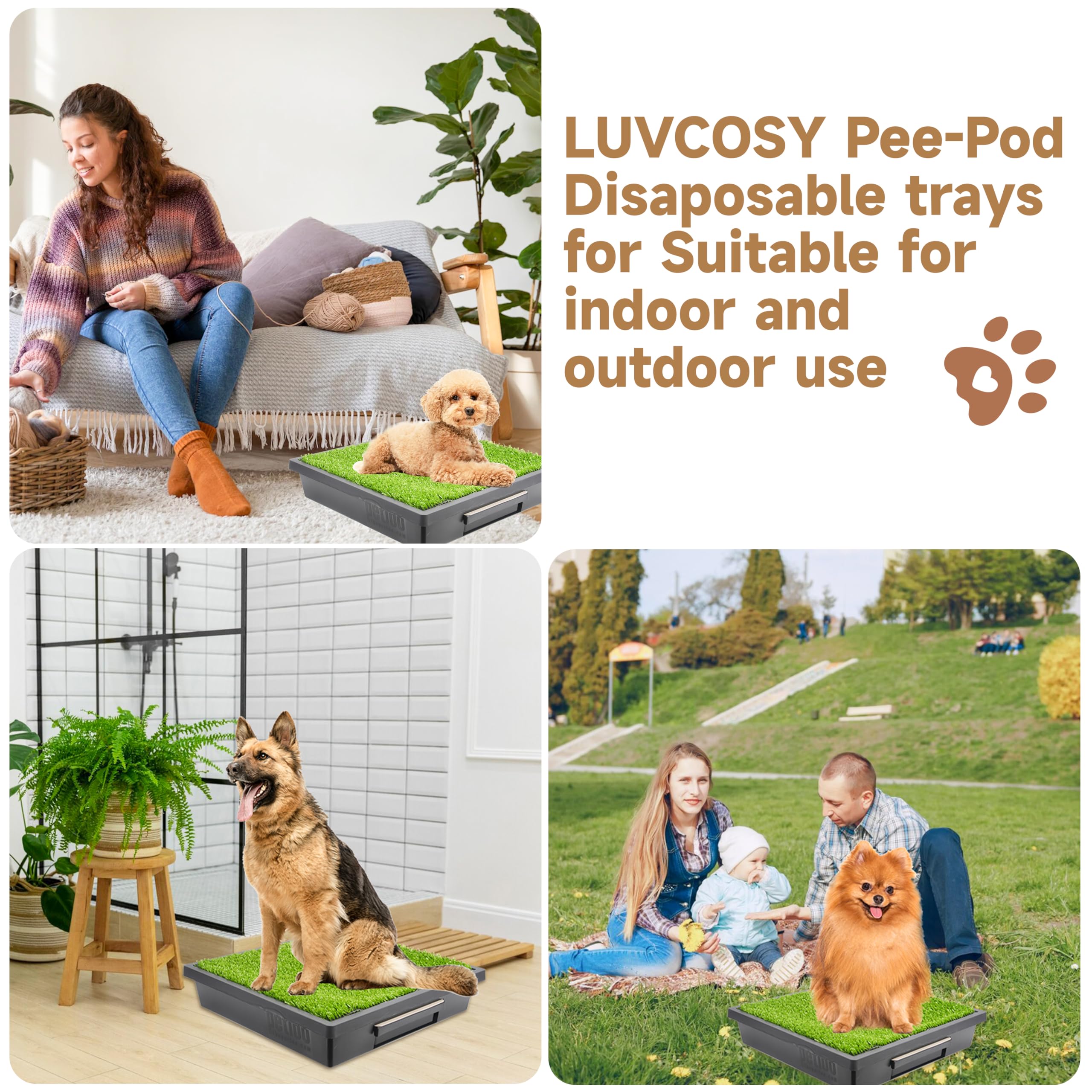 LUVCOSY emballage de 20 recharges, rangement pratique
