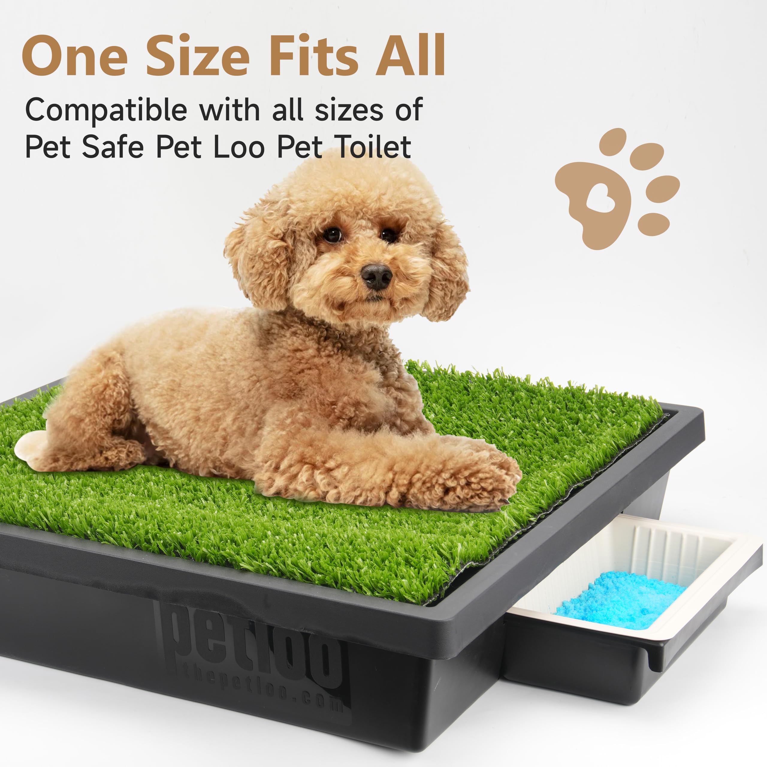 LUVCOSY plateaux pour toilette chien, durables et anti-fuite