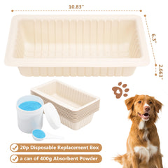 LUVCOSY poudre absorbante pour urine, transforme rapidement l'urine en gel