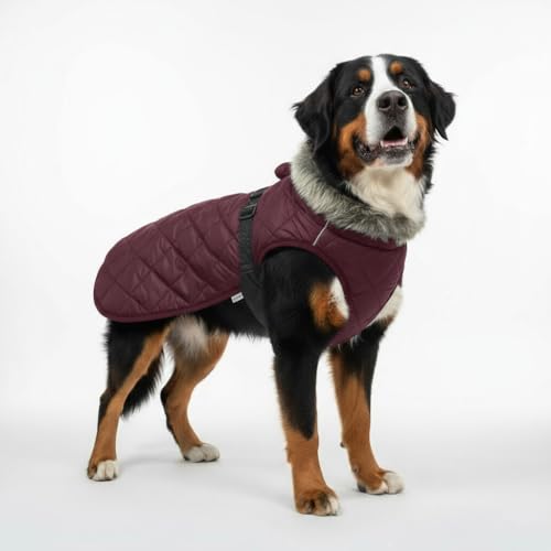 LUVMOJO manteau hiver avec capuche et sangle télescopique: ajuste parfaitement la poitrine.