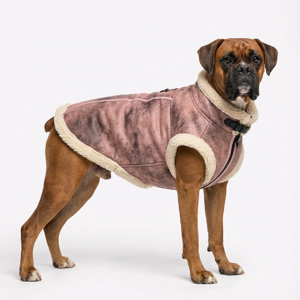 LUVMOJO Idéal pour fêtes et promenades hivernales avec style rose.