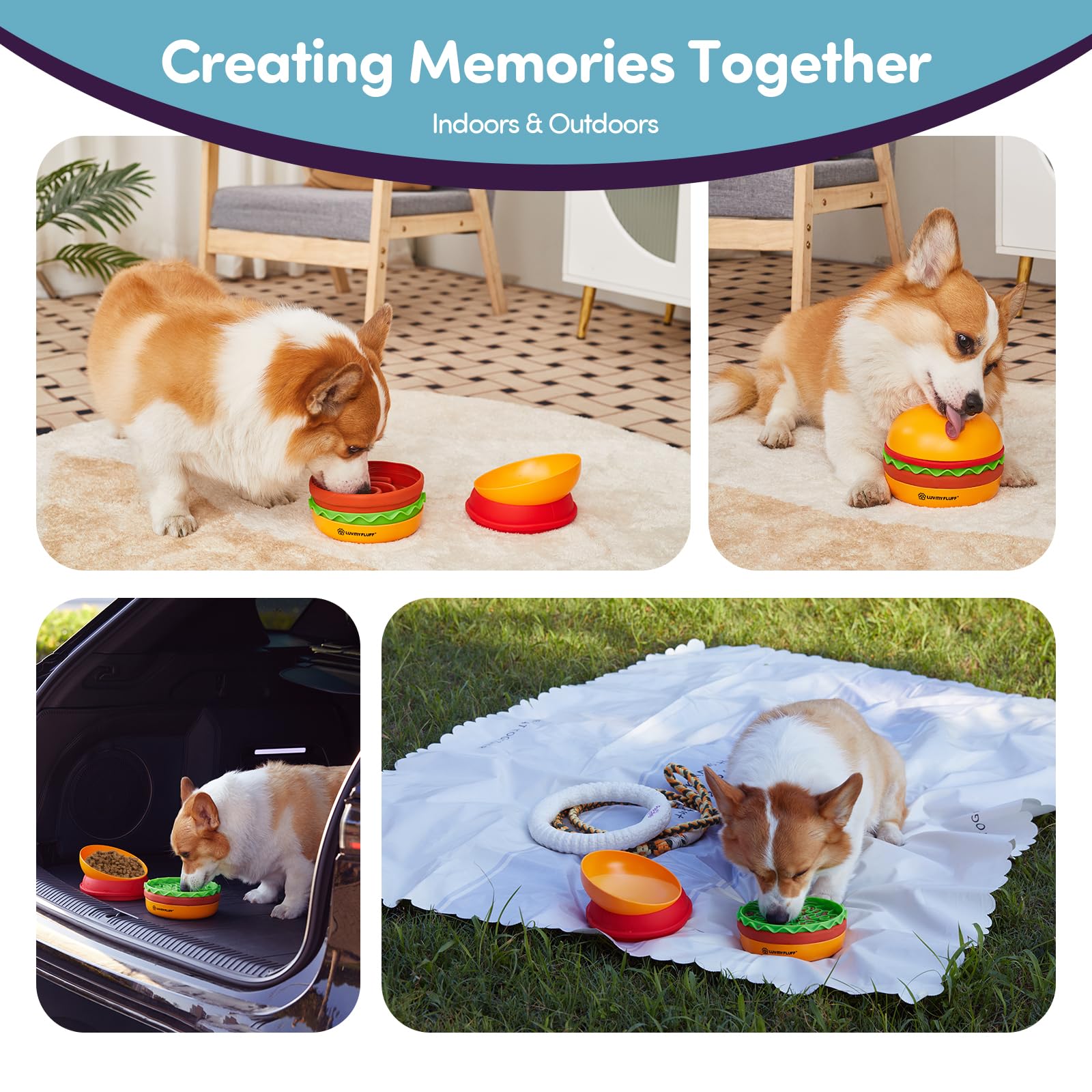 LuvMyFluff compatible lave-vaisselle et nettoyage pratique.