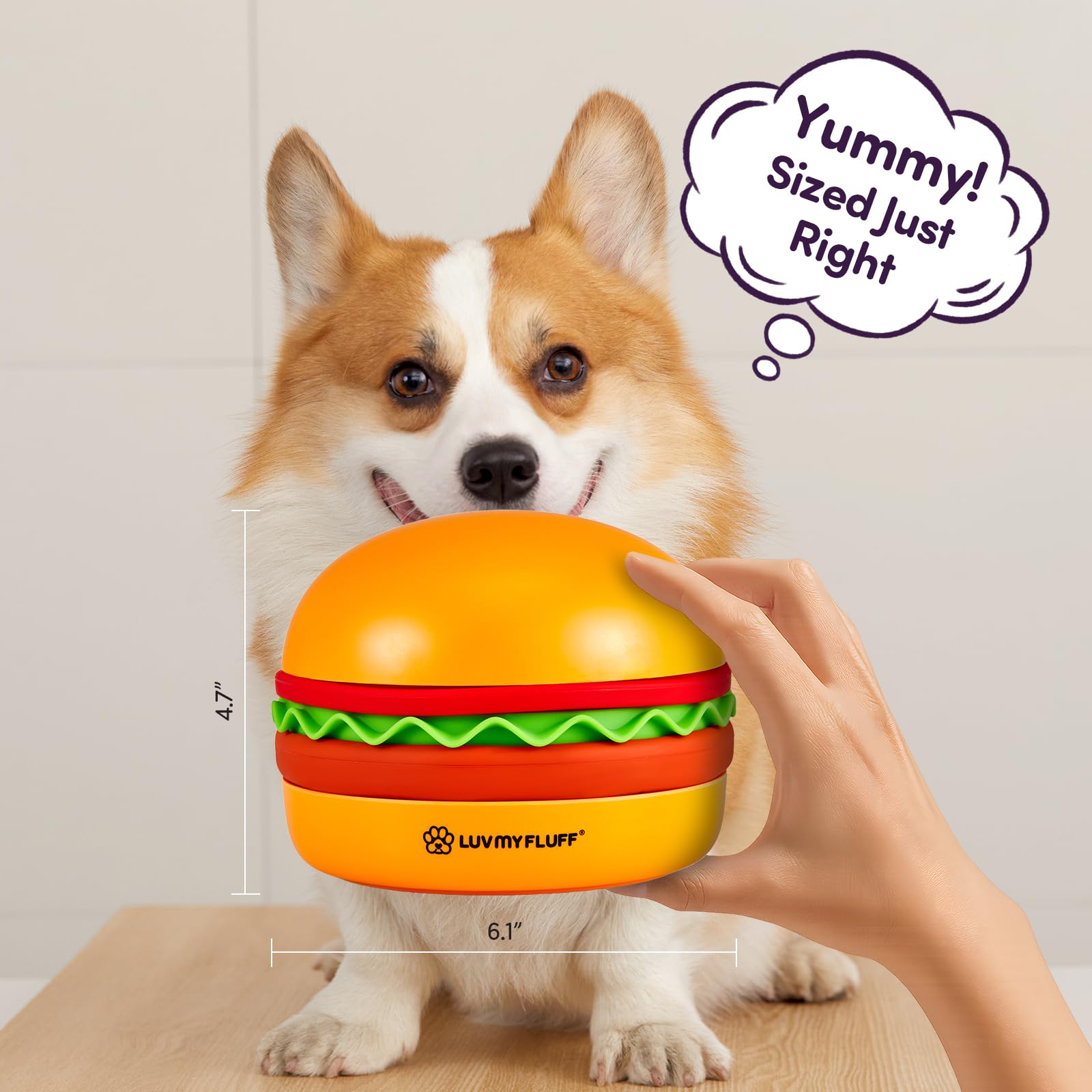 LuvMyFluff usage quotidien pour petits chiens et chiots.