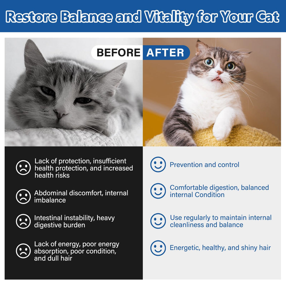 LuxeVib Vermifuge pour chats: soutien potentiel du système immunitaire.