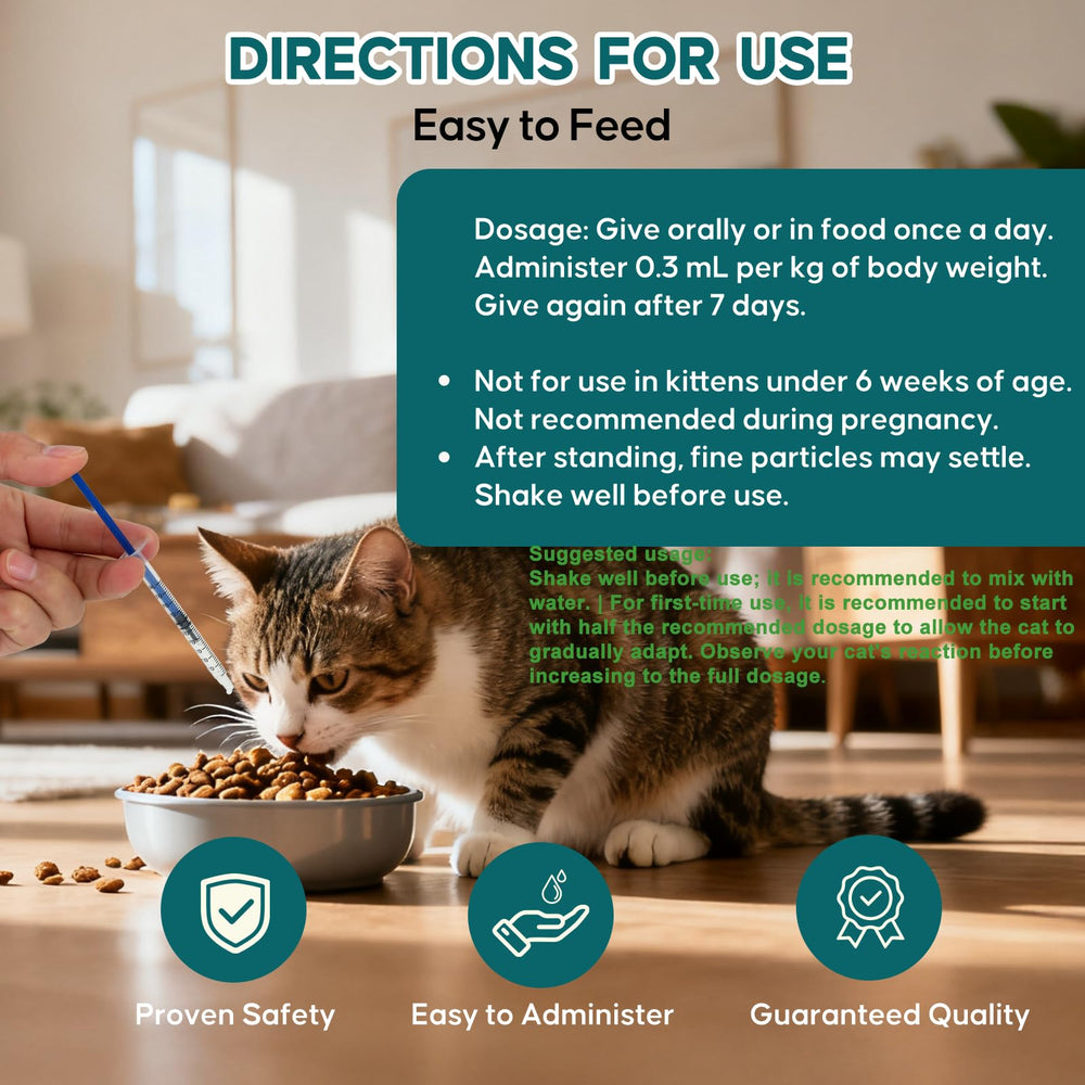 LuxeVib Vermifuge chat stockage sécurité: conserver entre 15 et 25°C