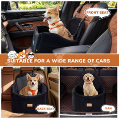 Surface mémoire douce pour chien sur le siège auto LUXYBEE