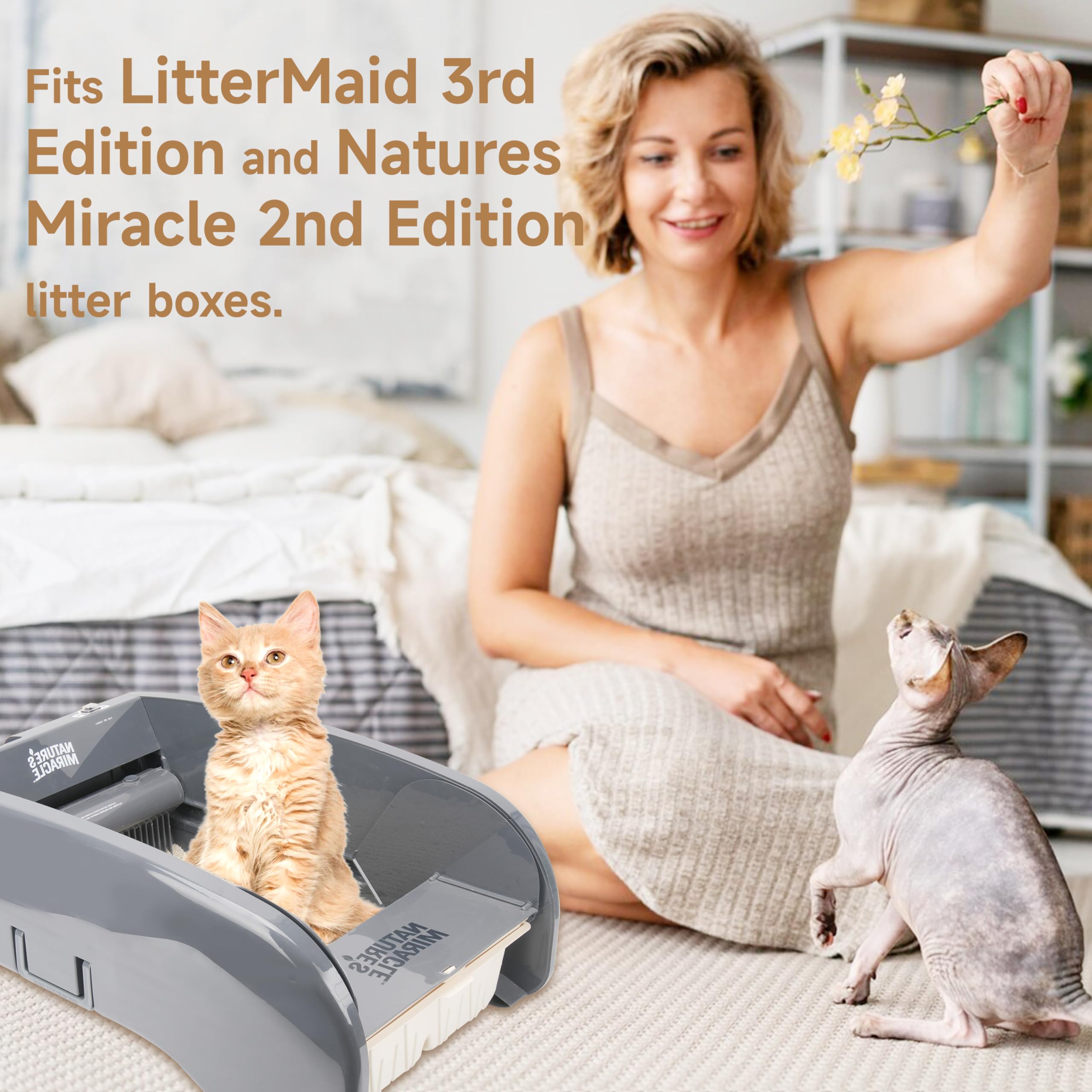 LUVCOSY guide remplacement 2-3 jours pour un chat selon utilisation