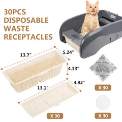 LUVCOSY sachets charbon : contrôle efficace des odeurs pour la litière
