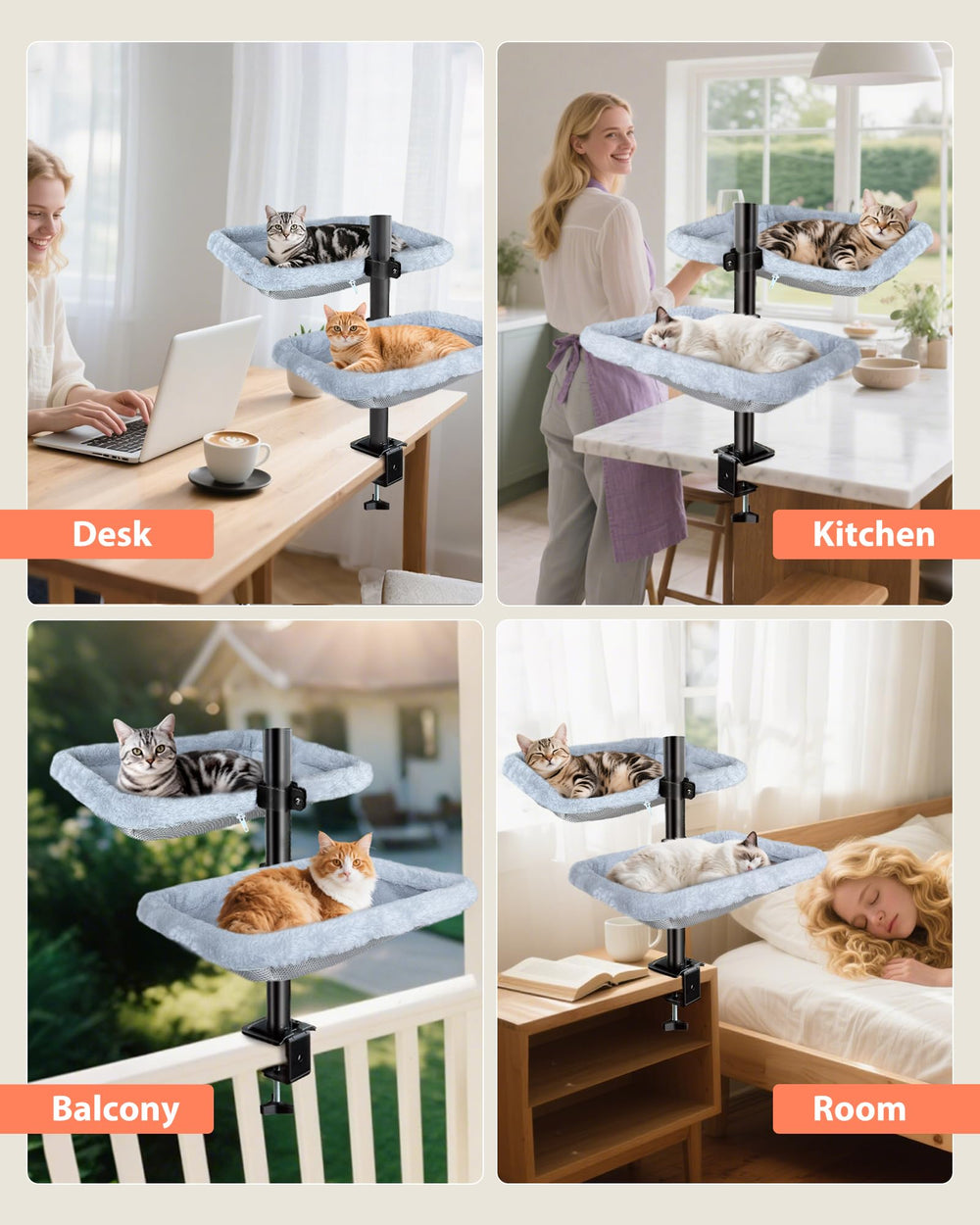 L&W BROS. solution idéale pour chats, confort partagé et espace libre.