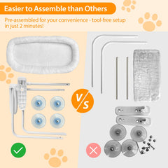L&W BROS ventouses-renforcees-50-lb assurent une fixation fiable pour chats lourds.