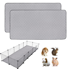 LWYMX liner cage cochon-d-inde 24x60, tapis lavable et réutilisable.