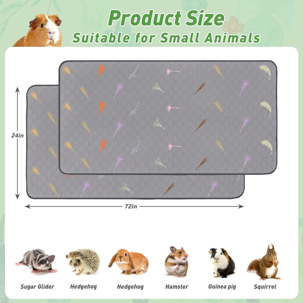 LWYMX nappe hygiénique réutilisable 72x24, surface douce