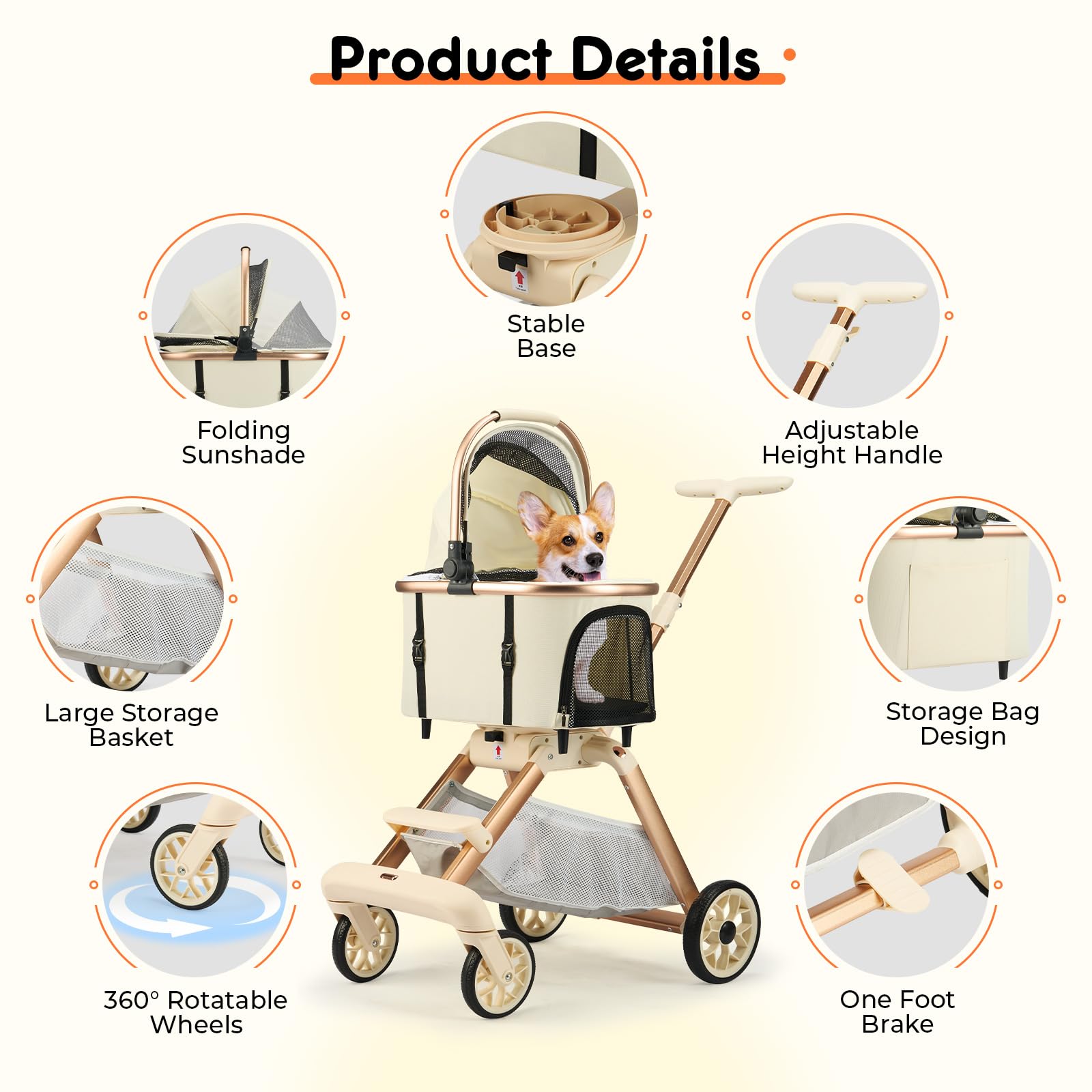 LXEVRA Siège auto compatible pour petit chien, sécurité d’attache.