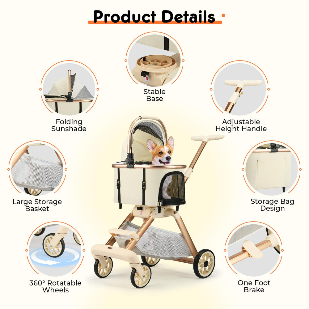 LXEVRA Siège auto compatible pour petit chien, sécurité d’attache.