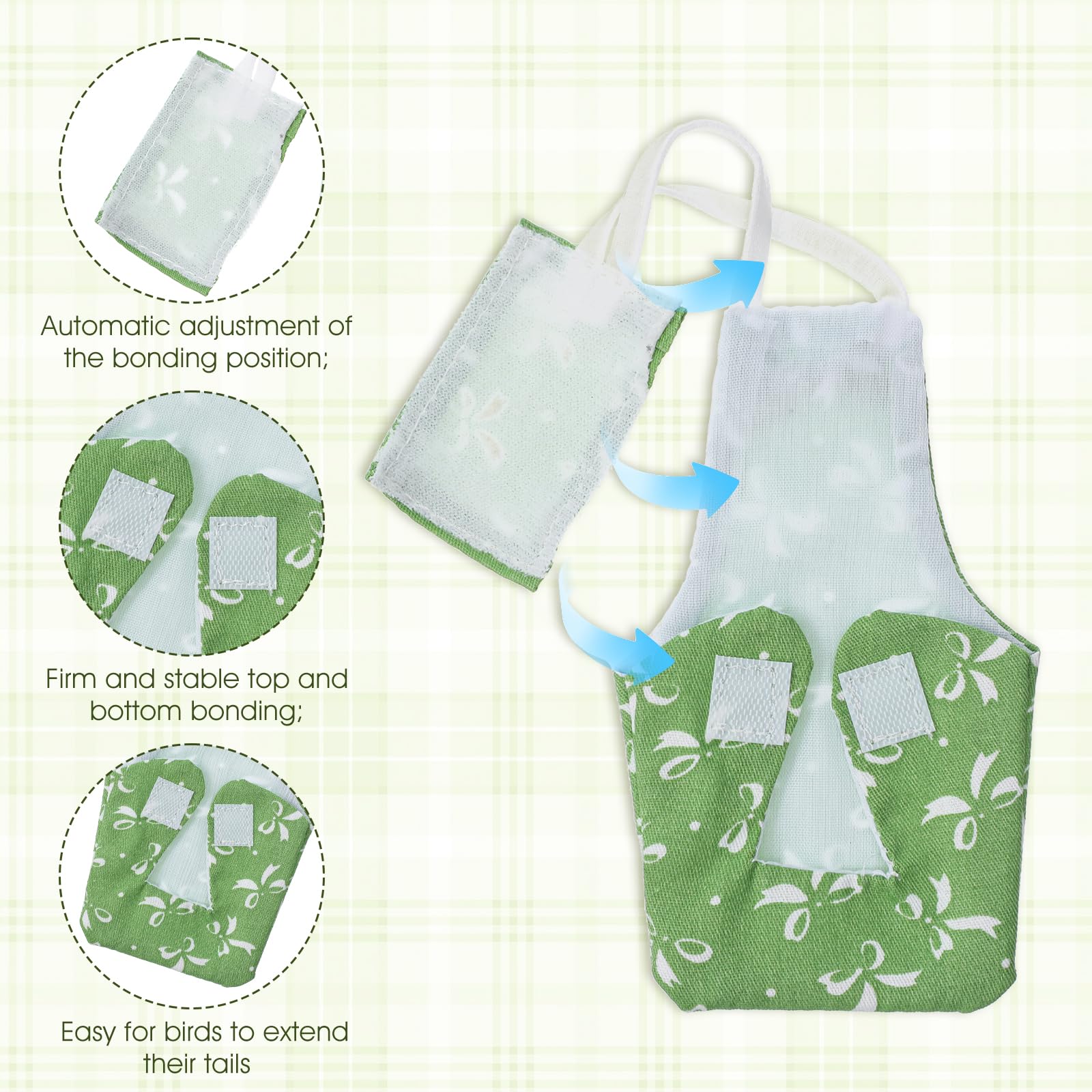 LXUEJIE couche d'oiseau – impression ananas, design charmant.